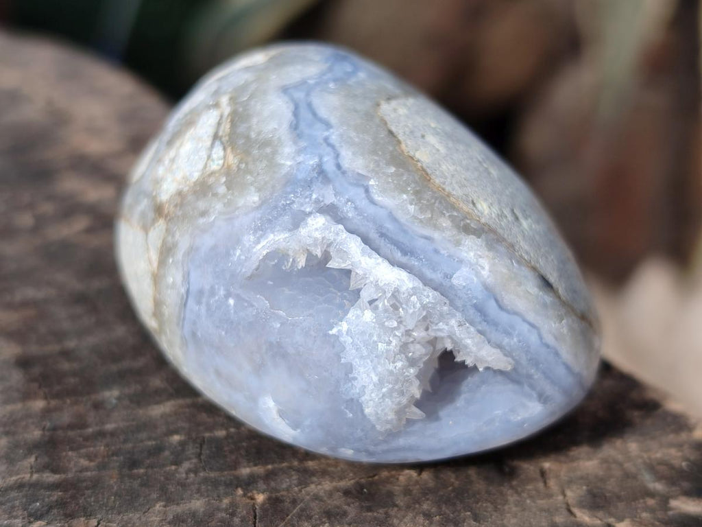 Polished Blue Lace Agate Free Forms x 12 From Nsanje, Malawi - Toprock Gemstones and Minerals 