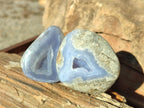 Polished Blue Lace Agate Free Forms x 12 From Nsanje, Malawi - Toprock Gemstones and Minerals 