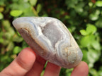Polished Blue Lace Agate Free Forms x 12 From Nsanje, Malawi - Toprock Gemstones and Minerals 
