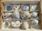 Polished Blue Lace Agate Free Forms x 12 From Nsanje, Malawi - Toprock Gemstones and Minerals 