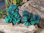 Natural Silky Malachite Specimens x 12 From Kasompe, Congo - Toprock Gemstones and Minerals 