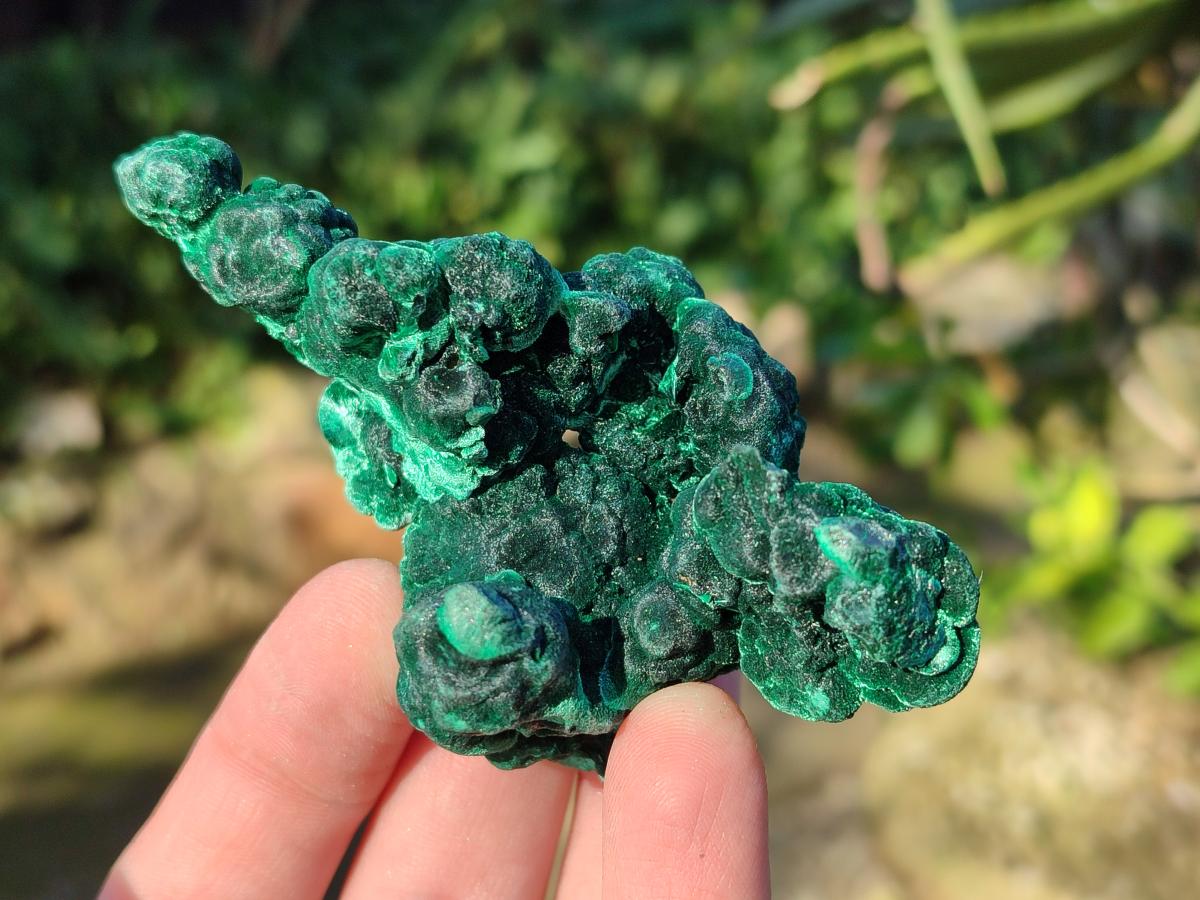 Natural Silky Malachite Specimens x 12 From Kasompe, Congo - Toprock Gemstones and Minerals 