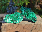 Natural Silky Malachite Specimens x 12 From Kasompe, Congo - Toprock Gemstones and Minerals 