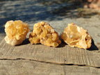 Natural Golden Limonite Quartz Crystal Clusters x 35 From Solwezi, Zambia - Toprock Gemstones and Minerals 