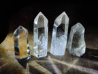 Polished Mix of Bright Clear Quartz Crystals x 24 From Madagascar - Toprock Gemstones and Minerals 