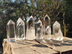 Polished Mix of Bright Clear Quartz Crystals x 24 From Madagascar - Toprock Gemstones and Minerals 