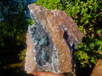 Natural Large Drusy Quartz Coated Ball Malachite On Dolomite Specimen x 1 From Mindingi Mine, Kambove, Congo - Toprock Gemstones and Minerals 