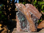 Natural Large Drusy Quartz Coated Ball Malachite On Dolomite Specimen x 1 From Mindingi Mine, Kambove, Congo - Toprock Gemstones and Minerals 