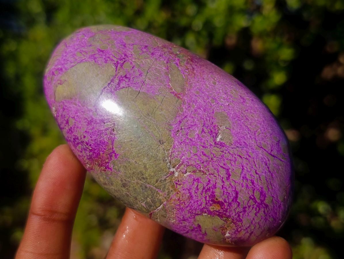 Polished Stichtite Free Forms x 6 From Barberton, South Africa - Toprock Gemstones and Minerals 
