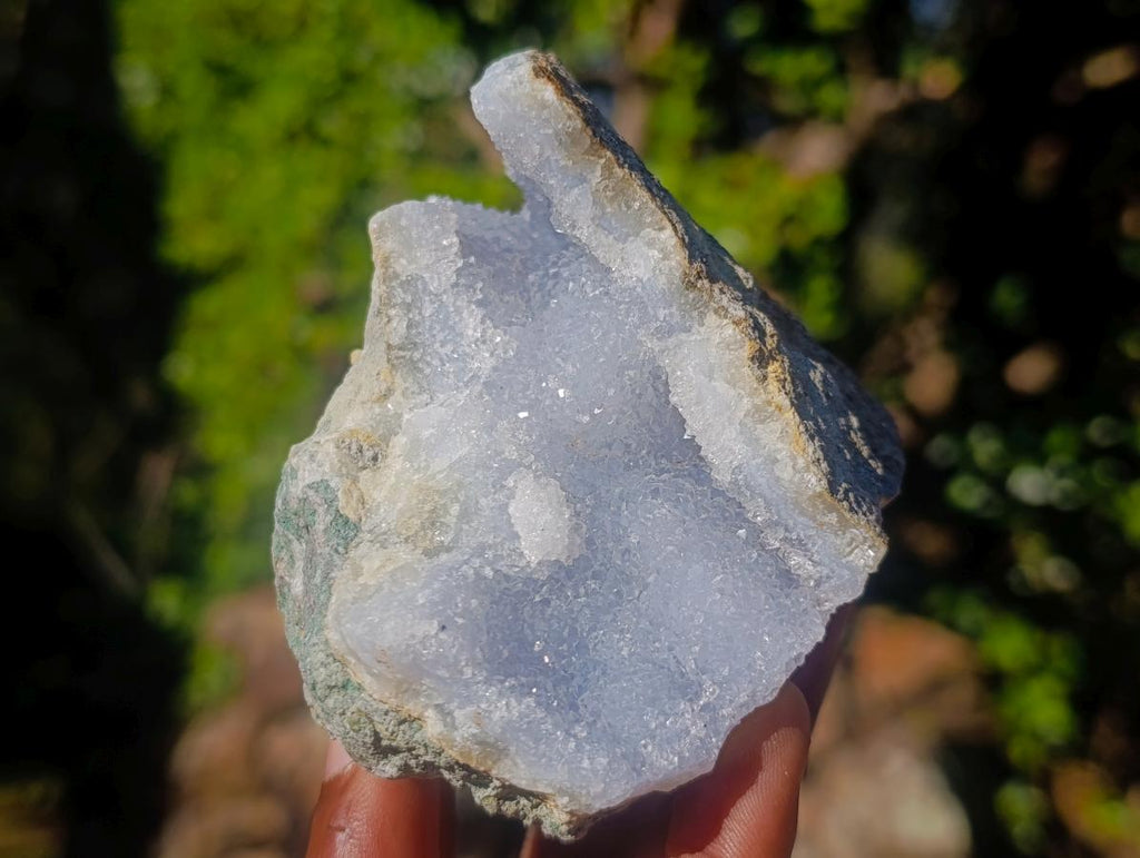 Natural Blue Lace Agate Geode Specimens x 6 From Nsanje, Malawi - Toprock Gemstones and Minerals 