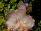 Natural Red Hematoid Quartz Crystal and Clusters x 3 From Karoi, Zimbabwe