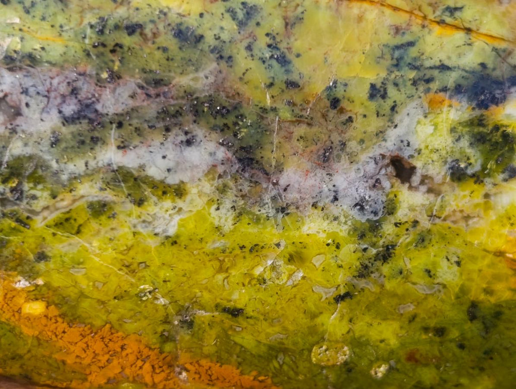 Polished Large Green Opal Standing Display Piece x 1 From Betroka, Madagascar