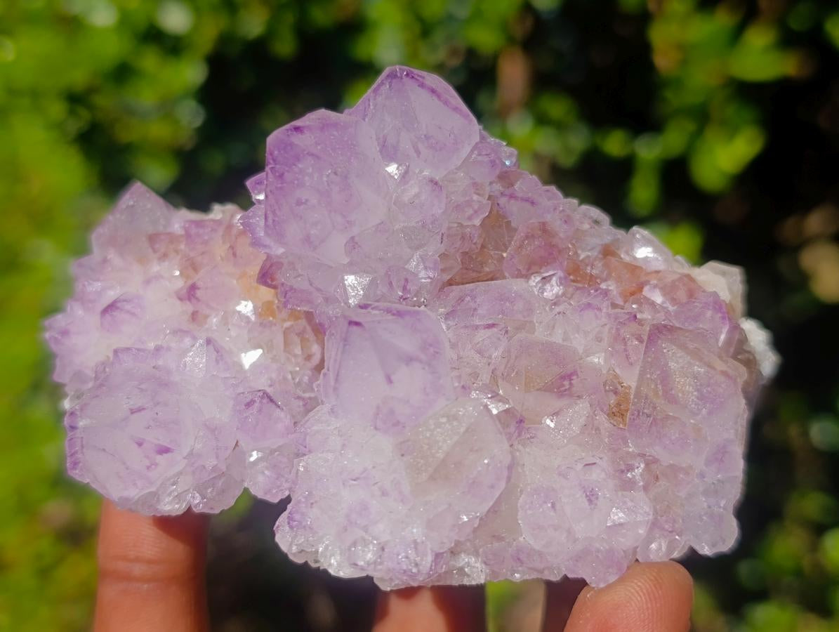 Natural Sunburst Spirit Amethyst Clusters x 6 From Boekenhouthoek, South Africa