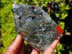 Polished Bloodstone Display Crystals x 4 From Swaziland - Toprock Gemstones and Minerals 