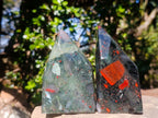 Polished Bloodstone Display Crystals x 4 From Swaziland - Toprock Gemstones and Minerals 