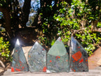 Polished Bloodstone Display Crystals x 4 From Swaziland - Toprock Gemstones and Minerals 