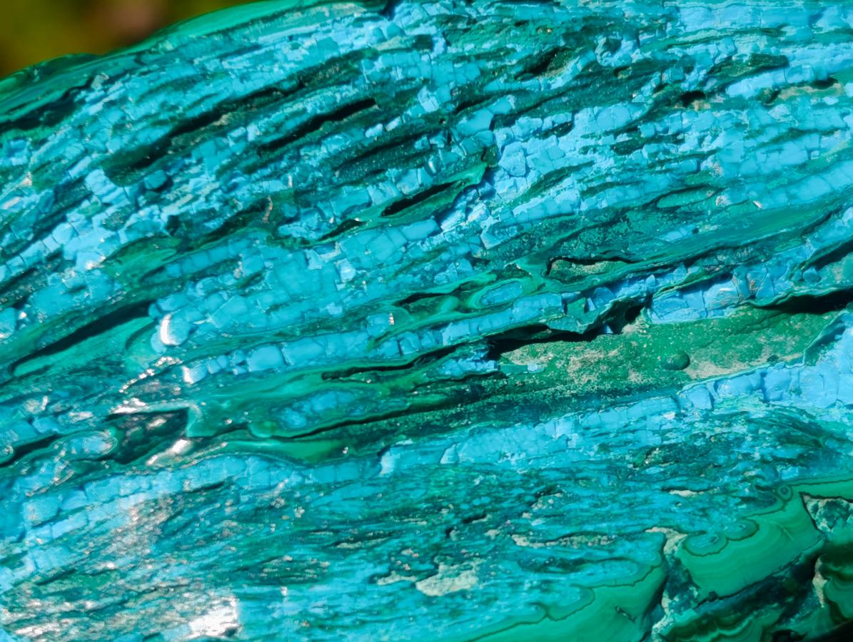 Polished Malacolla Free Forms x 4 From Kulukuluku, Congo