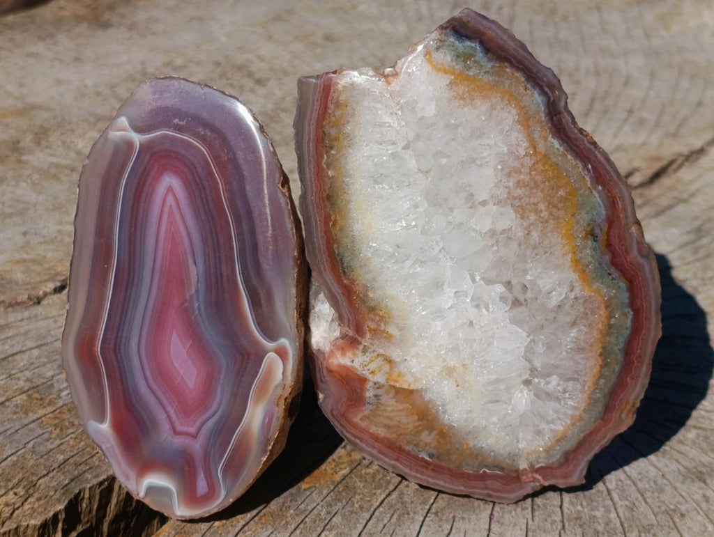 Polished Mix of Red Shashe River Agate Pieces x 6 From Shashe River, Zimbabwe - Toprock Gemstones and Minerals 