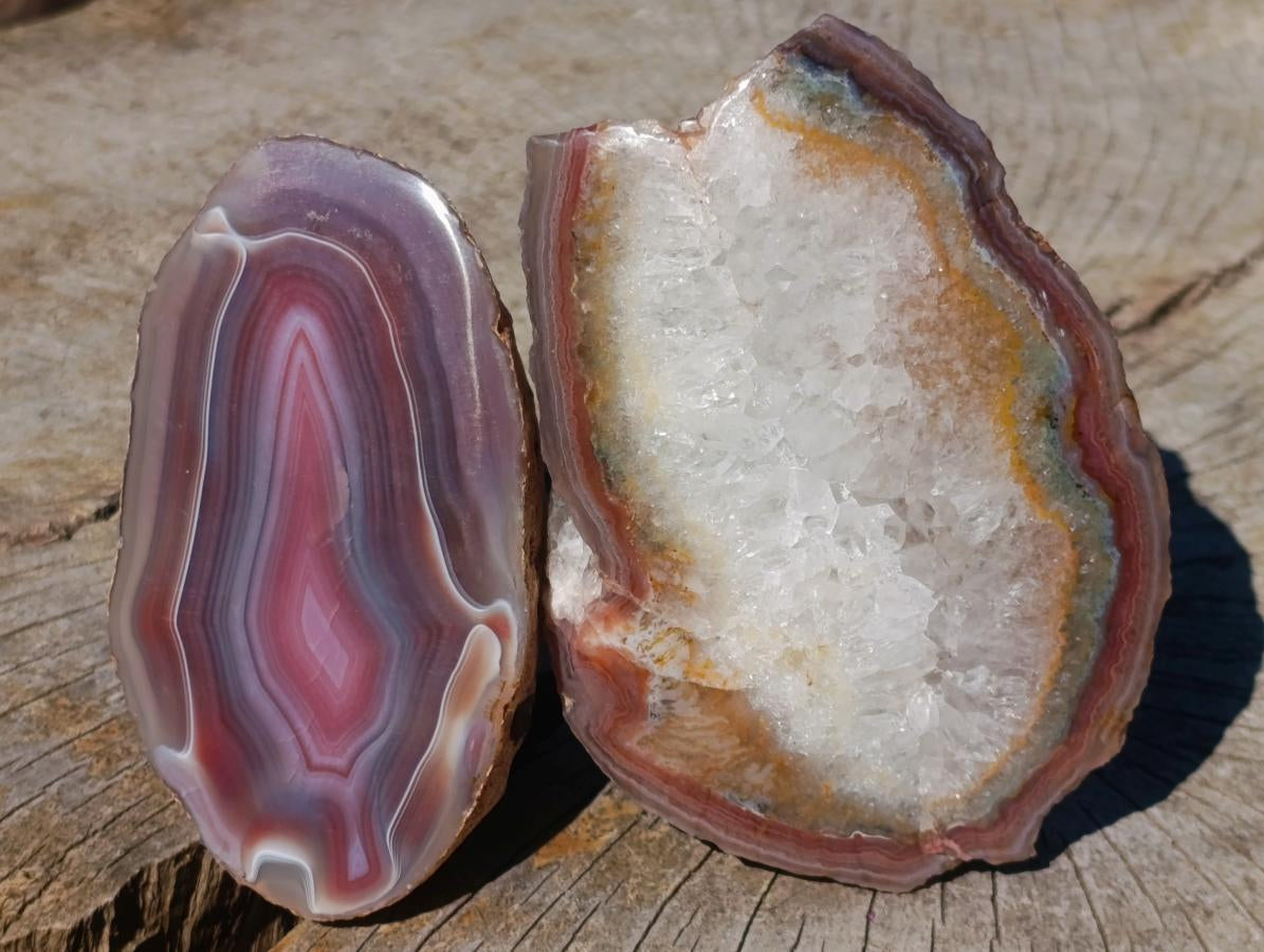 Polished Mix of Red Shashe River Agate Pieces x 6 From Shashe River, Zimbabwe