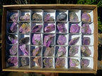 Natural Cobbed Stichtite Specimens x 35 From Barberton, South Africa