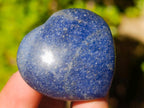 Polished Small Lazulite Gemstone Hearts x 70 From Madagascar