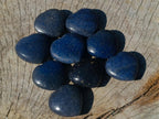 Polished Small Lazulite Gemstone Hearts x 70 From Madagascar
