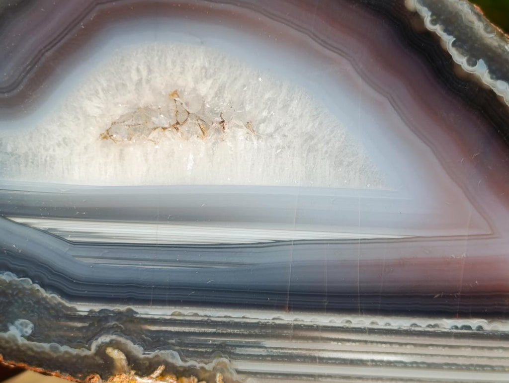 Polished One Side Red Shashe River Agate Nodules x 3 From Shashe River, Zimbabwe - Toprock Gemstones and Minerals 