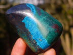 Polished Shattuckite Free Forms x 6 From Kaokoveld, Namibia - Toprock Gemstones and Minerals 