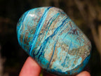 Polished Shattuckite Free Forms x 6 From Kaokoveld, Namibia - Toprock Gemstones and Minerals 