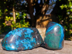 Polished Shattuckite Free Forms x 6 From Kaokoveld, Namibia - Toprock Gemstones and Minerals 