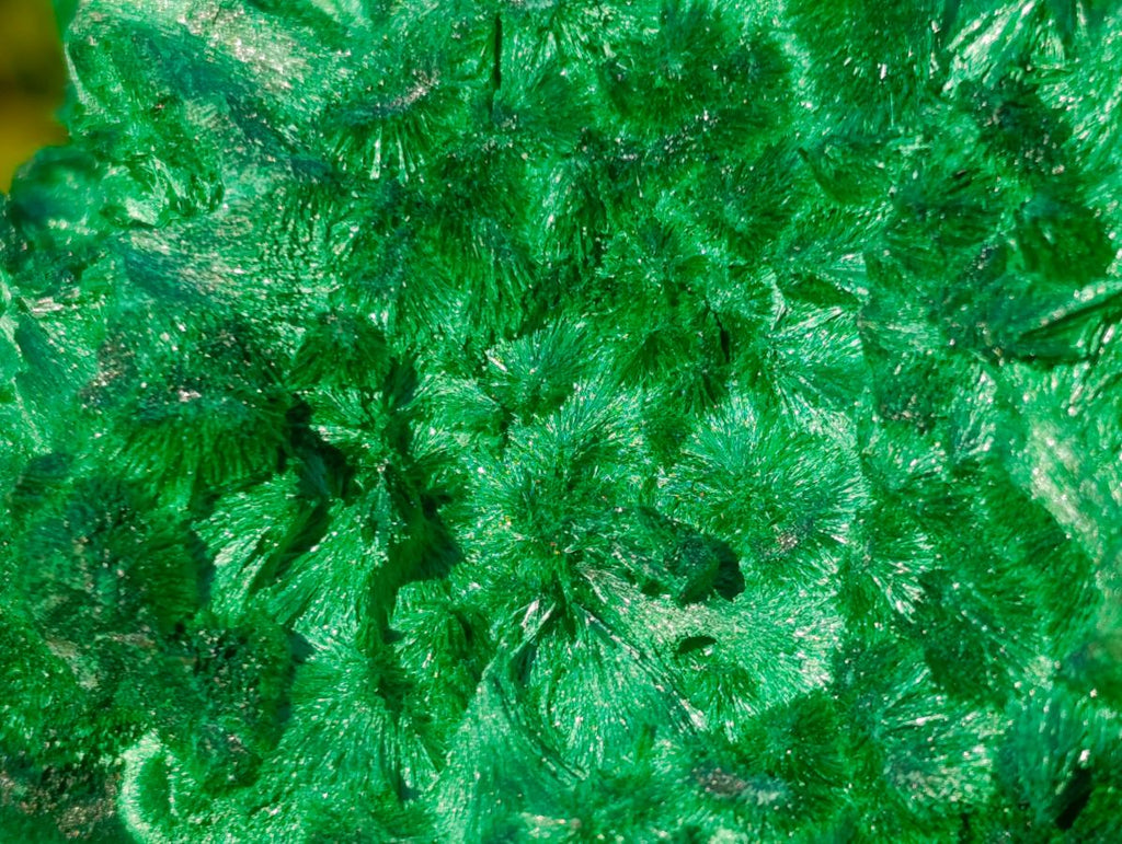 Natural Silky Malachite Cabinet Specimens x 2 From Kasompe, Congo