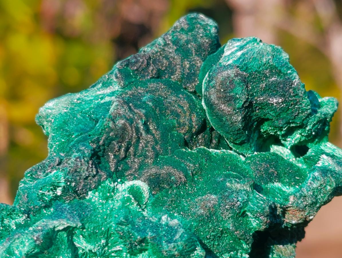 Natural Silky Malachite Cabinet Specimens x 2 From Kasompe, Congo