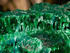 Natural Silky Malachite Cabinet Specimens x 2 From Kasompe, Congo