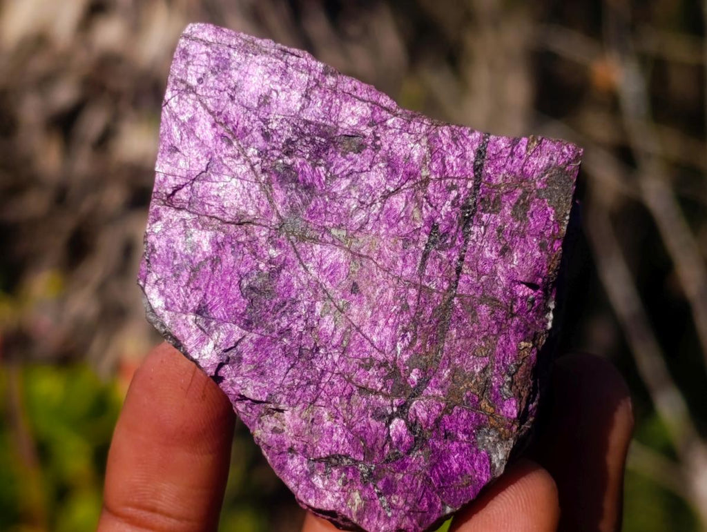 Natural Metallic Cobbed Purpurite Specimens x 12 From Erongo, Namibia - Toprock Gemstones and Minerals 