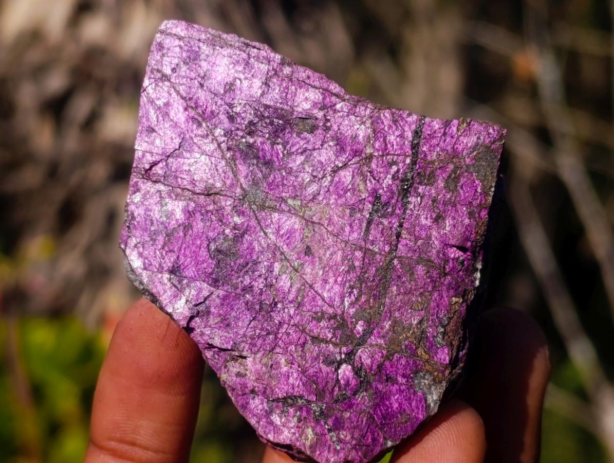 Natural Metallic Cobbed Purpurite Specimens x 12 From Erongo, Namibia - Toprock Gemstones and Minerals 