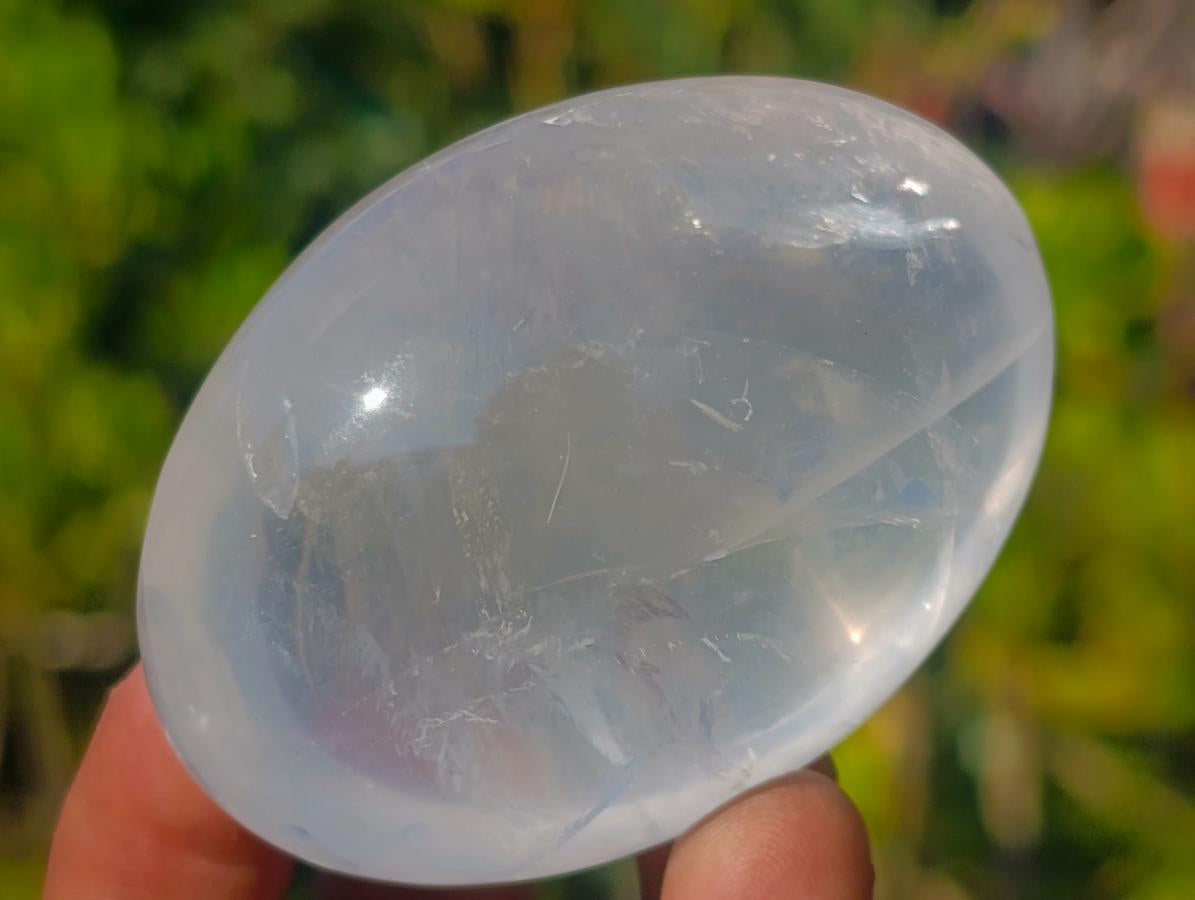 Polished Rock Crystal Galets x 12 From Amoron’i Mania, Madagascar - Toprock Gemstones and Minerals 