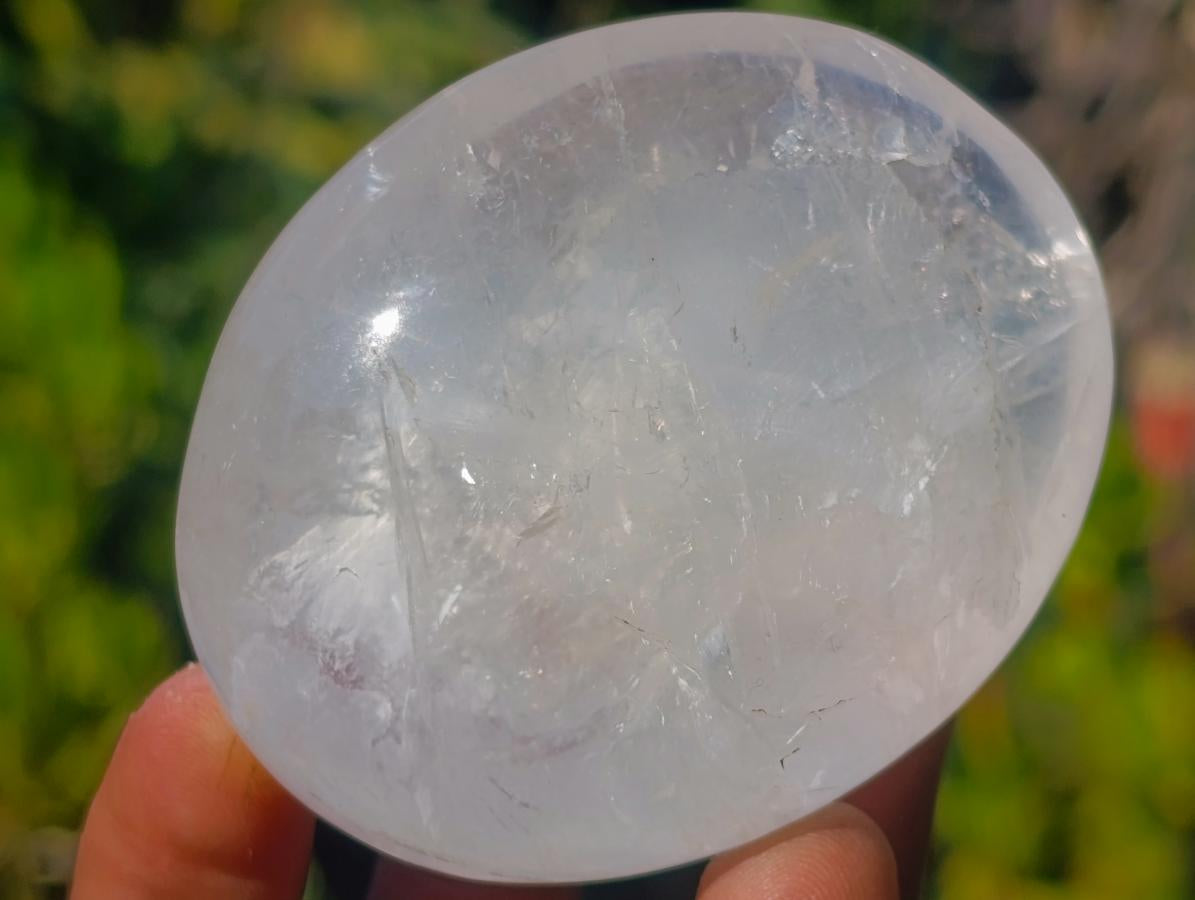 Polished Rock Crystal Galets x 12 From Amoron’i Mania, Madagascar - Toprock Gemstones and Minerals 