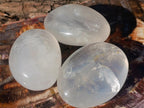 Polished Rock Crystal Galets x 12 From Amoron’i Mania, Madagascar - Toprock Gemstones and Minerals 