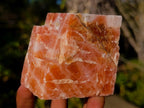 Natural Rhombohedral Sunset Orange Calcite Specimens x 12 From Spitzkop, Namibia - Toprock Gemstones and Minerals 