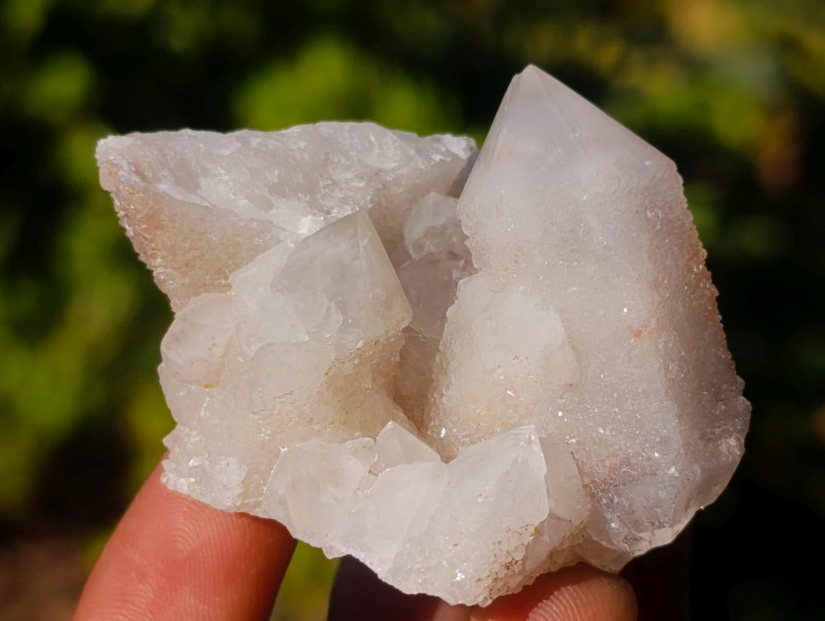 Natural White Spirit Quartz Crystal Clusters x 35 From Boekenhouthoek, South Africa - Toprock Gemstones and Minerals 