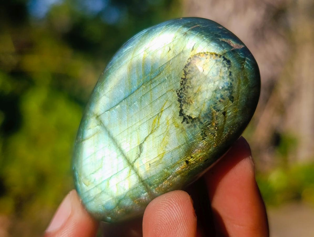Polished Labradorite Palm Stones x 24 From Madagascar - Toprock Gemstones and Minerals 
