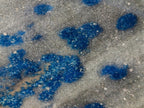 Polished Blue Spotted Spinel in Quartz Standing Display Pieces x 2 From Madagascar - Toprock Gemstones and Minerals 
