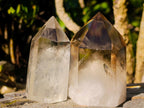 Natural Wispy Phantom Smokey Quartz Crystals x 6 From Erongo, Namibia - Toprock Gemstones and Minerals 