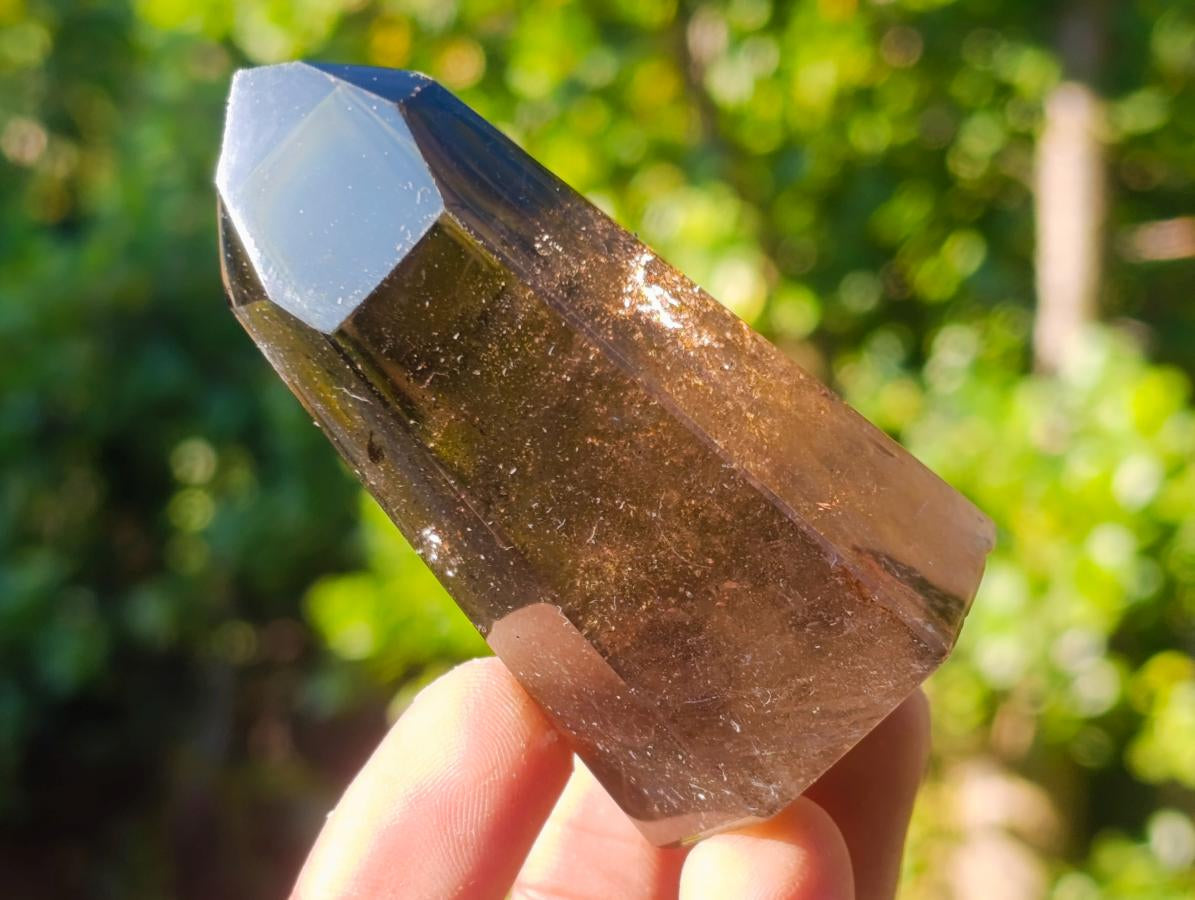 Natural Wispy Phantom Smokey Quartz Crystals x 6 From Erongo, Namibia - Toprock Gemstones and Minerals 