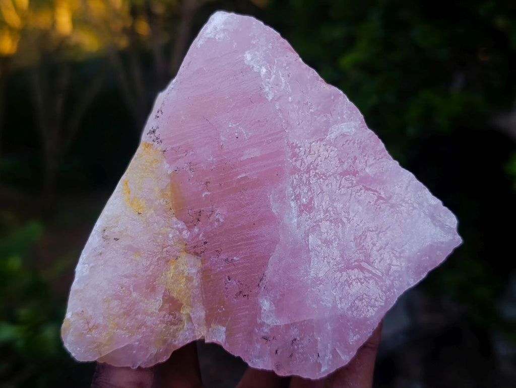 Natural Cobbed Rose Quartz Specimens x 12 From Northern Cape, South Africa - Toprock Gemstones and Minerals 