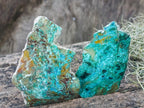 Polished One Side Shattuckite Slices x 12 From Kaokoveld, Namibia - Toprock Gemstones and Minerals 