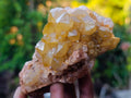 Natural Golden Limonite Quartz Clusters x 12 From Solwezi, Zambia - Toprock Gemstones and Minerals 