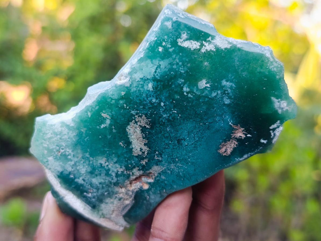 Polished On One Side Mtorolite Chrysoprase Plates x 12 From Mutorashanga, Zimbabwe - Toprock Gemstones and Minerals 