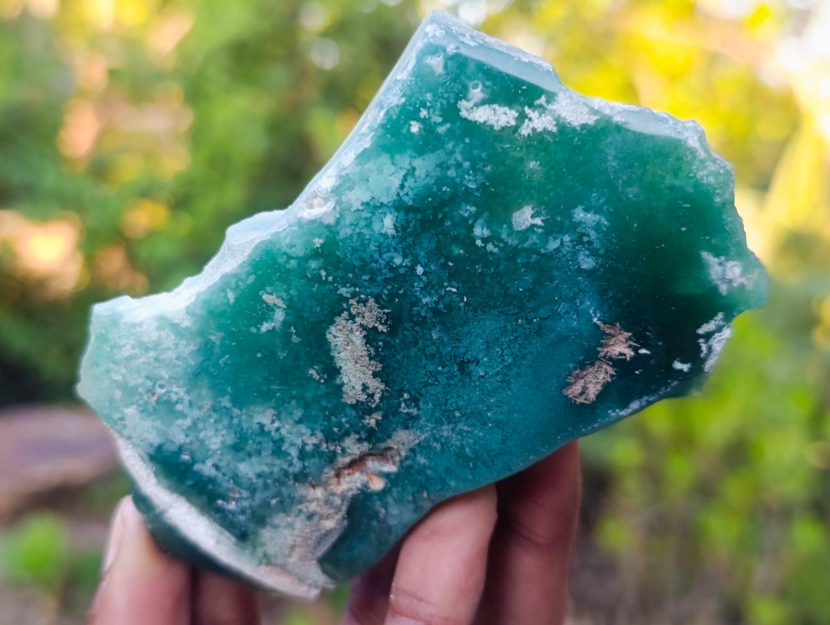 Polished On One Side Mtorolite Chrysoprase Plates x 12 From Mutorashanga, Zimbabwe - Toprock Gemstones and Minerals 