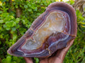 Polished Large One Side Red Shashe River Agate Nodule x 1 From Shashe River, Zimbabwe - Toprock Gemstones and Minerals 